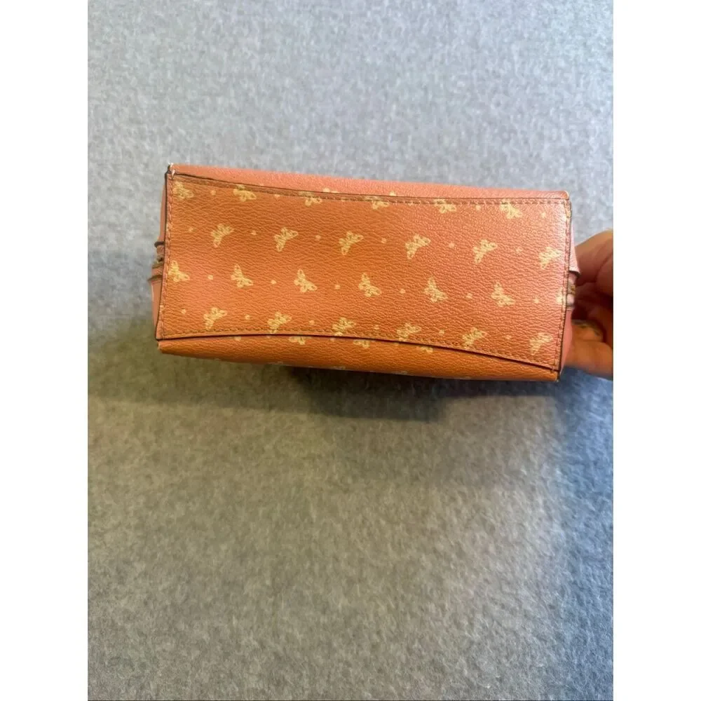 Coach butterfly dot print cosmetic case